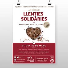 Llenties Solidàries 2018. Graphic Design, Web Design, and Digital Marketing project by Carolina Ontiveros - 01.31.2018