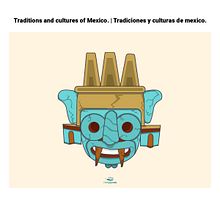 Traditions and cultures of Mexico. | Tradiciones y culturas de mexico.. Projekt z dziedziny Tradycyjna ilustracja, Projektowanie graficzne i  Projektowanie plakatów użytkownika Mamá es un Zombie - 31.01.2019