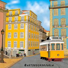 Lisboa. Un proyecto de Dibujo, Dibujo artístico, Ilustración tradicional, Ilustración digital e Ilustración vectorial de Aitor Ruiz de Gordejuela Ruiz - 31.01.2019