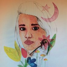 Mi primer retrato a Acuarela. Traditional illustration project by Vanesa de Jesús Pérez Santana - 02.03.2019