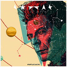 "The Man Who Fell to Earth" David Bowie". Un progetto di Creatività, Design, Design di poster , Graphic design, Illustrazione tradizionale, Illustrazione digitale, Marketing digitale e Pubblicità di Francisco J. Eizaguirre - 04.02.2019