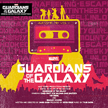 Guardians of the Galaxy "Portada Soundtrack"- Fanart. Un progetto di Fumetto, Creatività, Design, Design di poster , Graphic design, Illustrazione tradizionale, Illustrazione digitale, Marketing digitale e Pubblicità di Francisco J. Eizaguirre - 04.02.2019