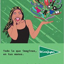 Renovar una marca clásica: El Corte Inglés.  Ein Projekt aus dem Bereich Kreativität, Grafikdesign, Vektorillustration und Fotoretuschierung von Rocio de la Iglesia - 04.02.2019
