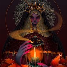 Ermitaño. Traditional illustration project by Valeria Araya - 02.05.2019