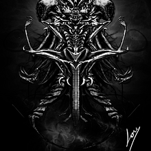 SUPAY ILUSTRACIÓN  . Ilustrasi tradisional proyek oleh Gabriel LLanos Torrez - 02.05.2019