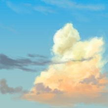 Tutorial para Nubes . Un projet de Dessin, Illustration traditionnelle et Illustration numérique de Rafa Flores Art - 05.02.2019
