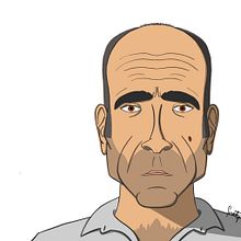 Luís Tosar. Drawing, Portrait Drawing, Traditional illustration, and Digital Illustration project by Sergio Martínez - 01.29.2019