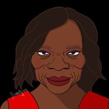 Analise Keating (Viola Davis). Drawing, Portrait Drawing, Traditional illustration, and Digital Illustration project by Sergio Martínez - 02.01.2019