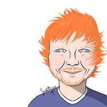 Ed Sheeran. Drawing, Portrait Drawing, Traditional illustration, and Digital Illustration project by Sergio Martínez - 02.02.2019