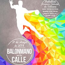 Fiesta del Balonmano 2014. Design, Traditional illustration, and Digital Illustration project by Alendro Estudio - 05.01.2014