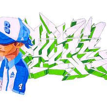 Juice Style in B. Ilustración. Street Art, Sketching, Pencil Drawing, and Traditional illustration project by Nando Feito Baena - 03.26.2018
