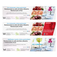 Faldones Restaurante La Calle del Libre Albedrío. Un progetto di Product design, Design editoriale, Graphic design, Fotografia, Fotografia di prodotti e Social media di Antonio Torrecillas González - 15.06.2016