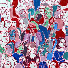 La Calle. Traditional illustration project by Clara López - 01.23.2015