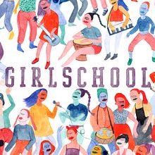 Girlschool. Traditional illustration project by Clara López - 01.06.2017