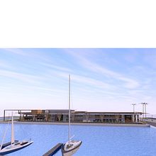 Puerto deportivo. Architecture project by Elideth Meza - 02.01.2018