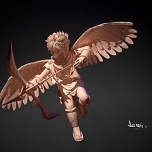 Pit vs Pit sombrío. Un progetto di 3D, Arte concettuale, Design di giocattoli, Character design 3D, Scultura, Modellazione 3D e Videogiochi di Aarón Ramos Pardal - 06.02.2019