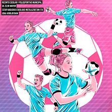 Fiesta del Balonmano 2018. Design, Traditional illustration, and Digital Illustration project by Alendro Estudio - 05.01.2018