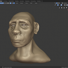 Test escultura digital en blender. Un proyecto de 3D de nobebocafe - 04.11.2019