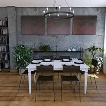 salón comedor. Projekt z dziedziny 3D użytkownika Libe Echarri - 10.08.2018