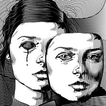 La depresión. Traditional illustration, Digital Illustration, and Vector Illustration project by Alejandro Armenta - 02.07.2019