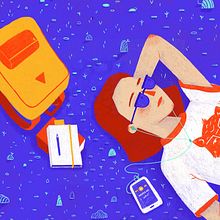 DayDreaming . Ilustrasi Digital, Menggambar & Ilustrasi tradisional proyek oleh Joana Cunha - 02.08.2019