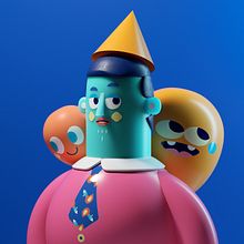COSAS TRES D II Ein Projekt aus dem Bereich Kunstleitung, Design von Figuren, Traditionelle Illustration und 3-D-Modellierung von Aarón Martínez - 11.02.2019