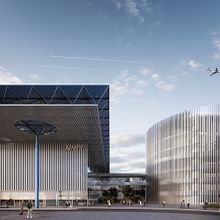 Concurso Aeropuerto OMA. 3D, Arquitetura, Arquitetura de interiores, Design de interiores, Ilustração digital, Modelagem 3D, e VFX projeto de AUPA Archviz - 03.05.2018