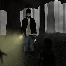 In The Woods (Illustration). Un projet de Illustration numérique de Rui Melo - 11.12.2018