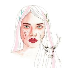 Mi Proyecto del curso: Retrato ilustrado en acuarela. Watercolor Painting project by marta_alex_ana - 02.09.2019