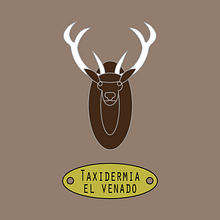Taxidermia El Venado. Un proyecto de Br, ing e Identidad, Diseño gráfico, Ilustración tradicional, Ilustración vectorial y Publicidad de Jaume Pla Álvarez - 04.05.2015