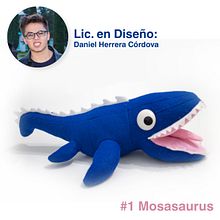 #1 Mosasaurus. Design, To, Design, Character Design, 3D Character Design, and Product Design project by Daniel Francisco Herrera Cordova - 02.10.2019