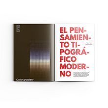 Revista. Editorial Design, Graphic Design, T, and pograph project by Alvaro Santamaría Muñoz - 02.10.2019