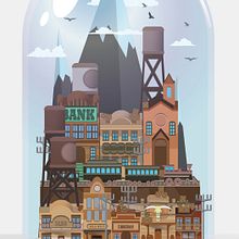 WILD WEST. MICROMUNDO. Mi Proyecto del curso: Ilustración corporativa: Guía de Estilo vectorial. Graphic Design, Traditional illustration, and Vector Illustration project by Guille Galeote - 02.10.2019