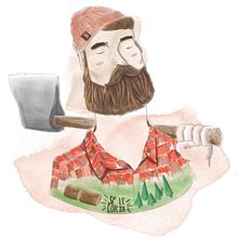 Barbudos. Design, and Digital Illustration project by Neftalí Frías Mackenzie - 02.10.2019