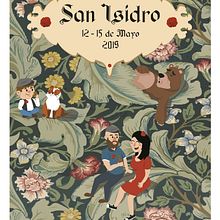 Diseño cartel san Isidro 2019 - Estilo Arts and Crafts Ein Projekt aus dem Bereich Design, Plakatdesign und Beleuchtung für Fotografie von Alberto Camacho Gordaliza - 11.02.2019