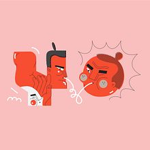 Ma proposition pour la couverture de Yorokobu. Un projet de Illustration numérique de Maryna Kizilova - 11.02.2019