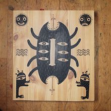Grabados de madera. Un proyecto de Bellas Artes, Dibujo e Ilustración tradicional de Mickael Brana - 11.02.2019