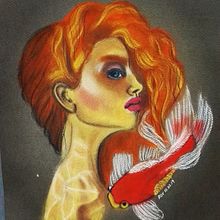 Mi Proyecto del curso: Ilustración con pastel y lápices de colores. Un progetto di Illustrazione tradizionale di roxana_ocsas - 11.02.2019