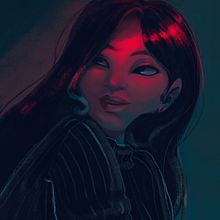 Prácticas de retrato (luz y color). Un proyecto de Ilustración digital de Gisell Gutiérrez - 08.08.2018