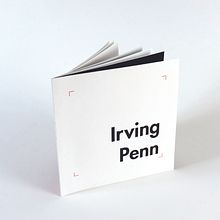Irving Penn monography. Editorial Design project by Héloïse KERBRAT - 03.05.2018