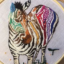 Mi Proyecto del curso: Técnicas de bordado: ilustrando con hilo y aguja. Embroider project by Sandra Irimia - 02.13.2019