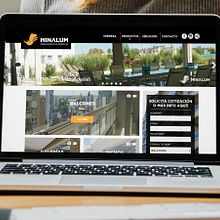 Minalum - Diseño Web. Un proyecto de Diseño gráfico y Diseño Web de Rodrigo Alfaro - 14.02.2019