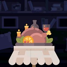 Happy Thanksgiving Day !!!. 2D Animation project by Iván Prieto Garrido - 02.14.2019