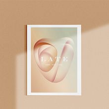 Ilustración L A T E . Design, and Traditional illustration project by Patricia Fesán - 02.14.2019