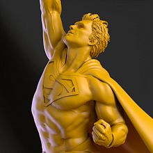 Superman. Projekt z dziedziny Projektowanie postaci 3D użytkownika Sergio Hualde Almandoz - 14.02.2019