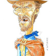 Clint Eastwood "El Bueno" 2018 ✏️. Un progetto di Disegno di Daniel Pérez - 08.11.2018