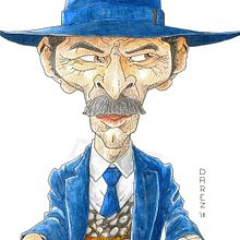   Lee Van Cleef " Malo" 2018 ✏️. Un progetto di Disegno di Daniel Pérez - 08.11.2018