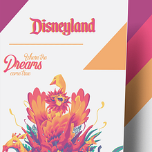 Tríptico: Disneyland . Un progetto di Design e Product design di María de la Mata Iglesias - 14.02.2019