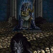 Rey de lobos Ein Projekt aus dem Bereich Traditionelle Illustration und Digitale Illustration von Diego Fernandez Cueto - 15.02.2019
