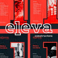 ELEVA - constructora. Br, ing & Identit project by Gabriel Ancajima - 07.31.2019